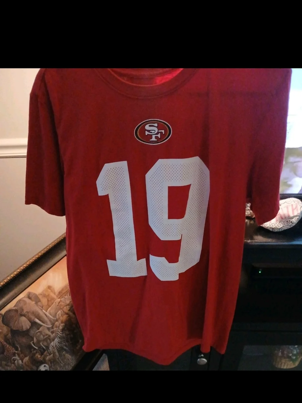 Nike Brand San Francisco 49ers #19 Men's NFL Football T Shirt Sz Med